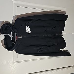 Vintage Nike Zip Up Black Hoodie